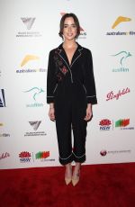 ASHLEIGH BREWER at 6th Annual Australians in Film Award and Benefit Dinner in Los Angeles 10/18/2017