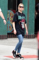 ASHLEY BENSON Out and About in New York 10/15/2017