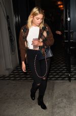 ASHLEY BENSON Out for Dinner at Craig