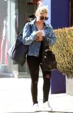 ASHLEY BENSON Out Shopping in Beverly Hills 10/09/2017