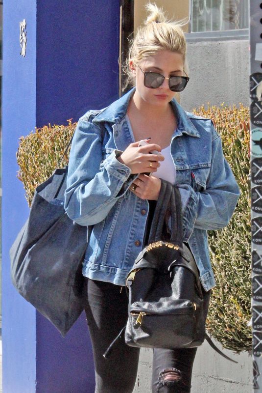 ASHLEY BENSON Out Shopping in Beverly Hills 10/09/2017