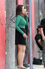 ASHLEY GRAHAM on the Set in Miami 10/08/2017