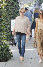 ASHLEY GREENE and CARA SANTANA at Ivy in West Hollywood 10/12/2017