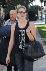 ASHLEY GREENE Out and About in West Hollywood 10/18/2017