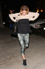 ASHLEY GREENE Out for Dinner at Matsuhisa in Los Angeles 10/09/2017
