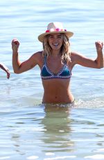 ASHLEY HART in Bikini at a Beach in Malibu 10/26/2017
