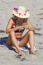 ASHLEY HART in Bikini at a Beach in Malibu 10/26/2017