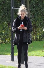 ASHLEY ROBERTS and VANESSA WHITE Out for Morning Workout in Primrose Hill 10/21/2017