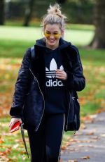 ASHLEY ROBERTS and VANESSA WHITE Out for Morning Workout in Primrose Hill 10/21/2017