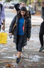 ASHLEY ROBERTS and VANESSA WHITE Out for Morning Workout in Primrose Hill 10/21/2017