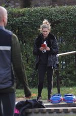 ASHLEY ROBERTS and VANESSA WHITE Out for Morning Workout in Primrose Hill 10/21/2017