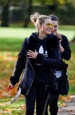 ASHLEY ROBERTS and VANESSA WHITE Out for Morning Workout in Primrose Hill 10/21/2017