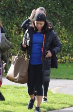 ASHLEY ROBERTS and VANESSA WHITE Out for Morning Workout in Primrose Hill 10/21/2017