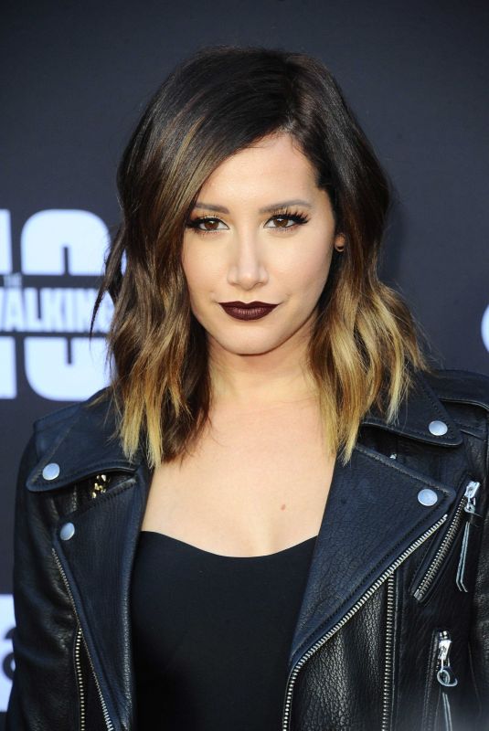 ASHLEY TISDALE at The Walking Dead, Season 8 Premiere in Los Angeles 10/22/2017