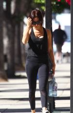 ASHLEY TISDALE Leaves a Gym in Studio City 10/23/2017