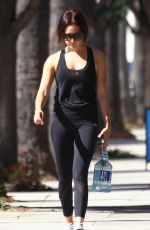 ASHLEY TISDALE Leaves a Gym in Studio City 10/23/2017