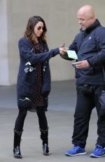 AUBREY PLAZA at BBC Radio One in London 10/08/2017