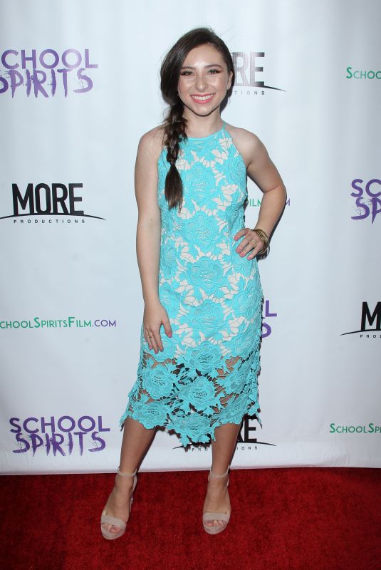 AVA CANTRELL at School Spirits Premiere in Los Angeles 10/06/2017