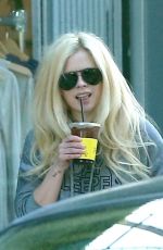 AVRIL LAVIGNE and Jonathan Reuven Out for Coffee in West Hollywood 10/14/2017