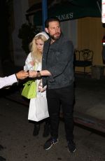 AVRIL LAVIGNE and Jonathan Reuven Out for Dinner in West Hollywood 10/16/2017