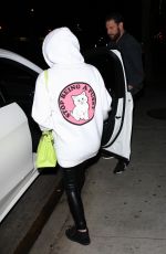 AVRIL LAVIGNE and Jonathan Reuven Out for Dinner in West Hollywood 10/16/2017