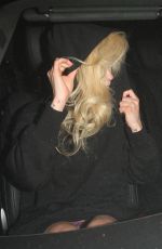 AVRIL LAVIGNE Leaves Nice Guy in West Hollywood 10/08/2017