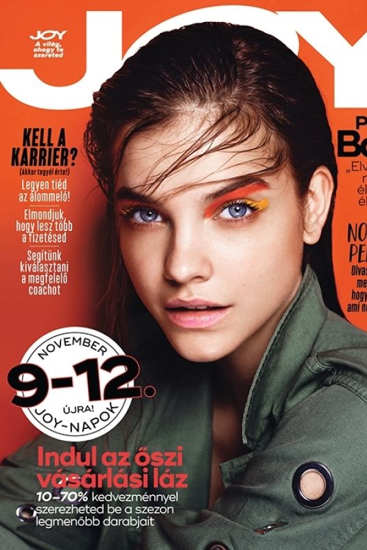 BARBARA PALVIN on the Cover of Joy Magazine, Hungary November 2017