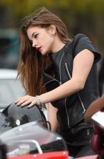 BARBARA PALVIN on the Set of a Photoshoot at Arc De Triomphe in Paris 10/01/2017