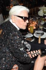 BELLA HADID at V Magazine Dinner in Honor of Karl Lagerfeld in New York 10/23/2017