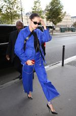 BELLA HADID Heading to a Photoshoot in Paris 10/03/2017