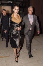 BELLA HADID Leaves Gigi