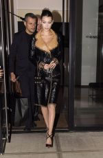 BELLA HADID Leaves Gigi