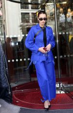BELLA HADID Leaves Her Hotel in Paris 10/03/2017
