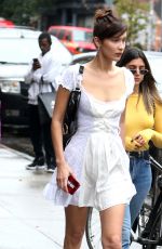 BELLA HADID Out and About in New York 10/09/2017