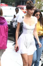 BELLA HADID Out and About in New York 10/09/2017