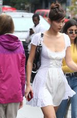 BELLA HADID Out and About in New York 10/09/2017