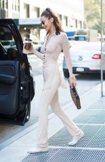 BELLA HADID Out and About in New York 10/21/2017