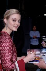 BELLA HEATHCOTE Arrives at AOL Build in New York 10/09/2017