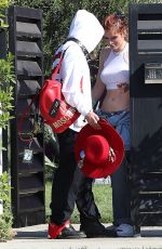 BELLA THORNE and Mod Sun Leaves a Studio in Los Angeles 10/18/2017