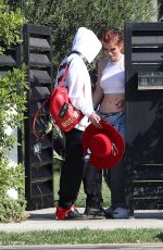 BELLA THORNE and Mod Sun Leaves a Studio in Los Angeles 10/18/2017