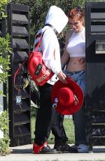 BELLA THORNE and Mod Sun Leaves a Studio in Los Angeles 10/18/2017
