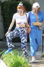 BELLA THORNE and Mod Sun Out for Lunch in Studi City 10/19/2017