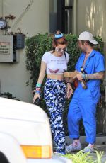 BELLA THORNE and Mod Sun Out for Lunch in Studi City 10/19/2017