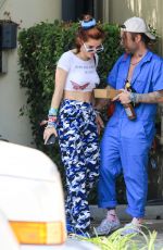 BELLA THORNE and Mod Sun Out for Lunch in Studi City 10/19/2017
