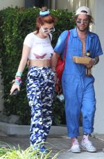 BELLA THORNE and Mod Sun Out for Lunch in Studi City 10/19/2017