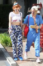 BELLA THORNE and Mod Sun Out for Lunch in Studi City 10/19/2017