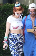 BELLA THORNE and Mod Sun Out for Lunch in Studi City 10/19/2017