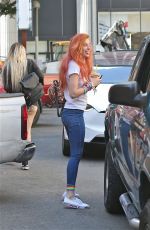 BELLA THORNE Out and About in Los Angeles 10/02/2017