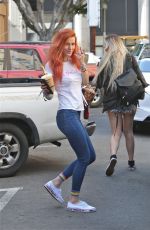 BELLA THORNE Out and About in Los Angeles 10/02/2017