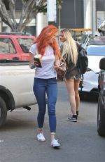 BELLA THORNE Out and About in Los Angeles 10/02/2017